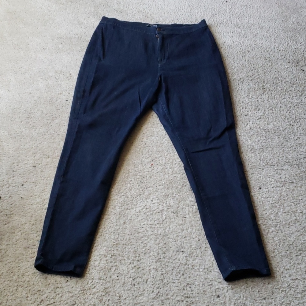 Super dark wash jeans